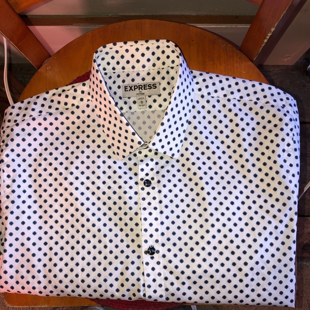 EXPRESS long sleeve button up